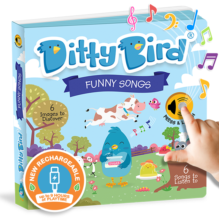Ditty Bird Sound Book- BESTSELLER - Funny Songs USB-C Ditty Bird