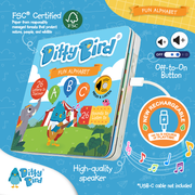 Fun Alphabet | ABC Song | Ditty Bird Baby Sound Book USB-C Ditty Bird