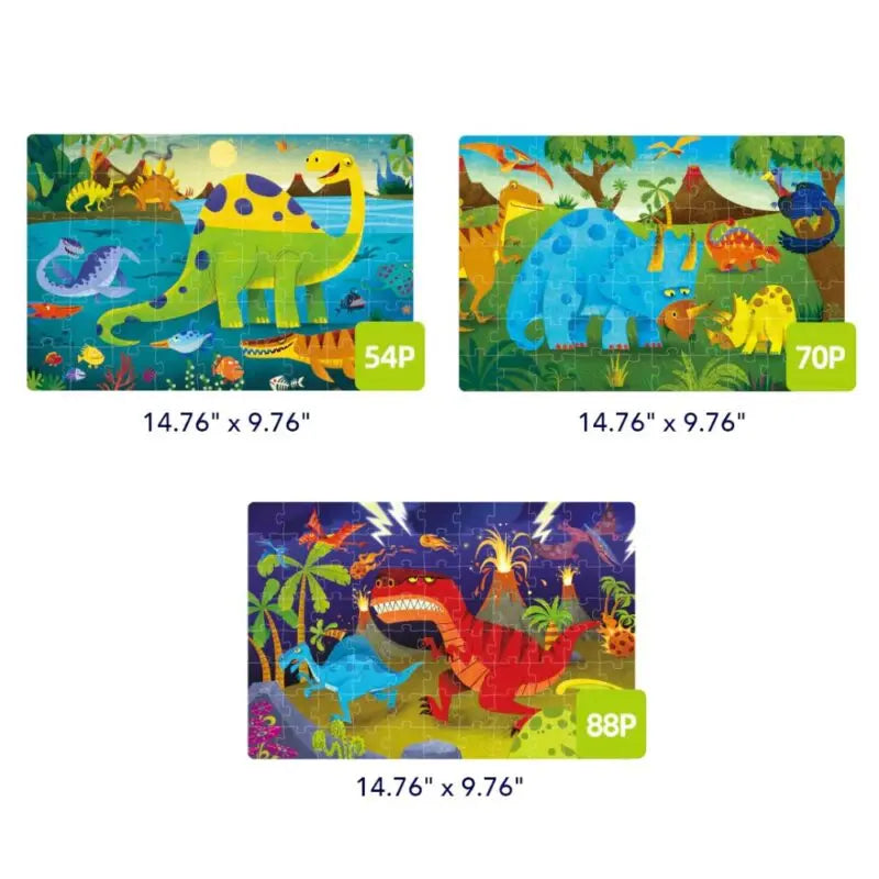 Level Up Puzzles - Level 4 Dinosaurs World Mideer