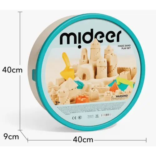 Magic Sand Play Set (2 Kg With 25 Accessories) Mideer