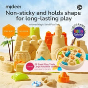 Magic Sand Play Set (2 Kg With 25 Accessories) Mideer