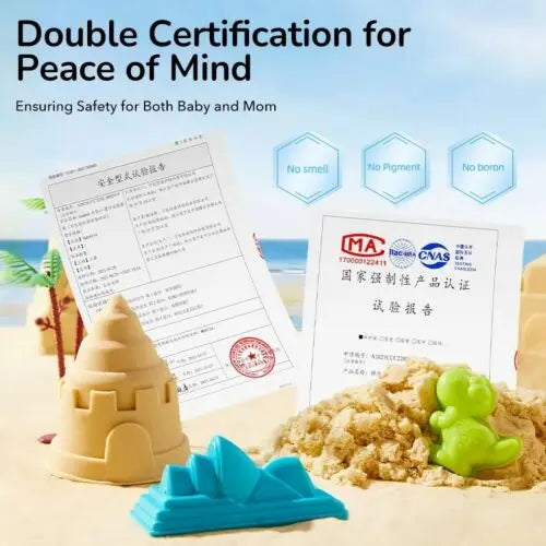 Magic Sand Play Set (2 Kg With 25 Accessories) Mideer