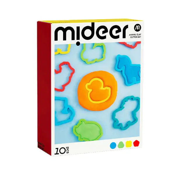 Animal Dough Embossing Cutter Set Mideer