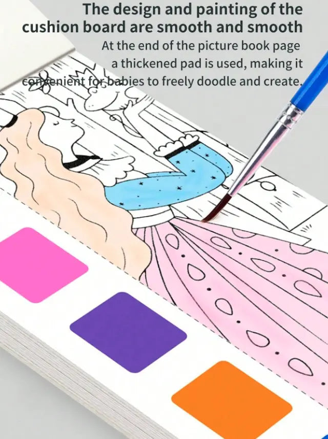 Mini Watercolor Painting Book Mideer