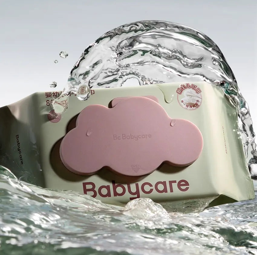 Baby Hand & Mouth Wipes Travel Size 20 Count (unscented) Bc Babycare