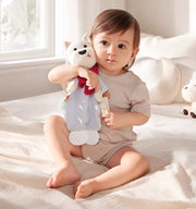 Baby Comforter Blanket & Teething Plush Toy Bc Babycare