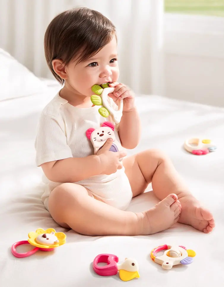 Baby Rattles & Teethers 8pcs (0m+) Bc Babycare