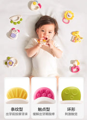 Baby Rattles & Teethers 8pcs (0m+) Bc Babycare