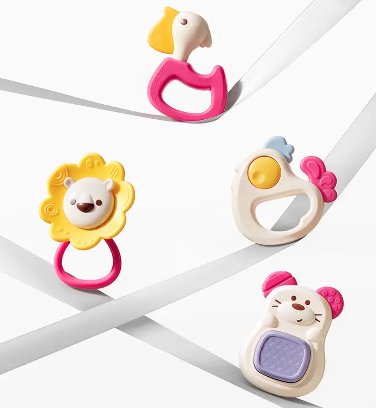 Baby Rattles & Teethers 8pcs (0m+) Bc Babycare