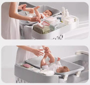 Foldable Baby Crib with Changing Table Bc Babycare