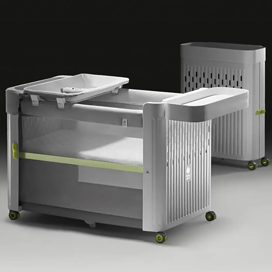 Foldable Baby Crib with Changing Table Bc Babycare