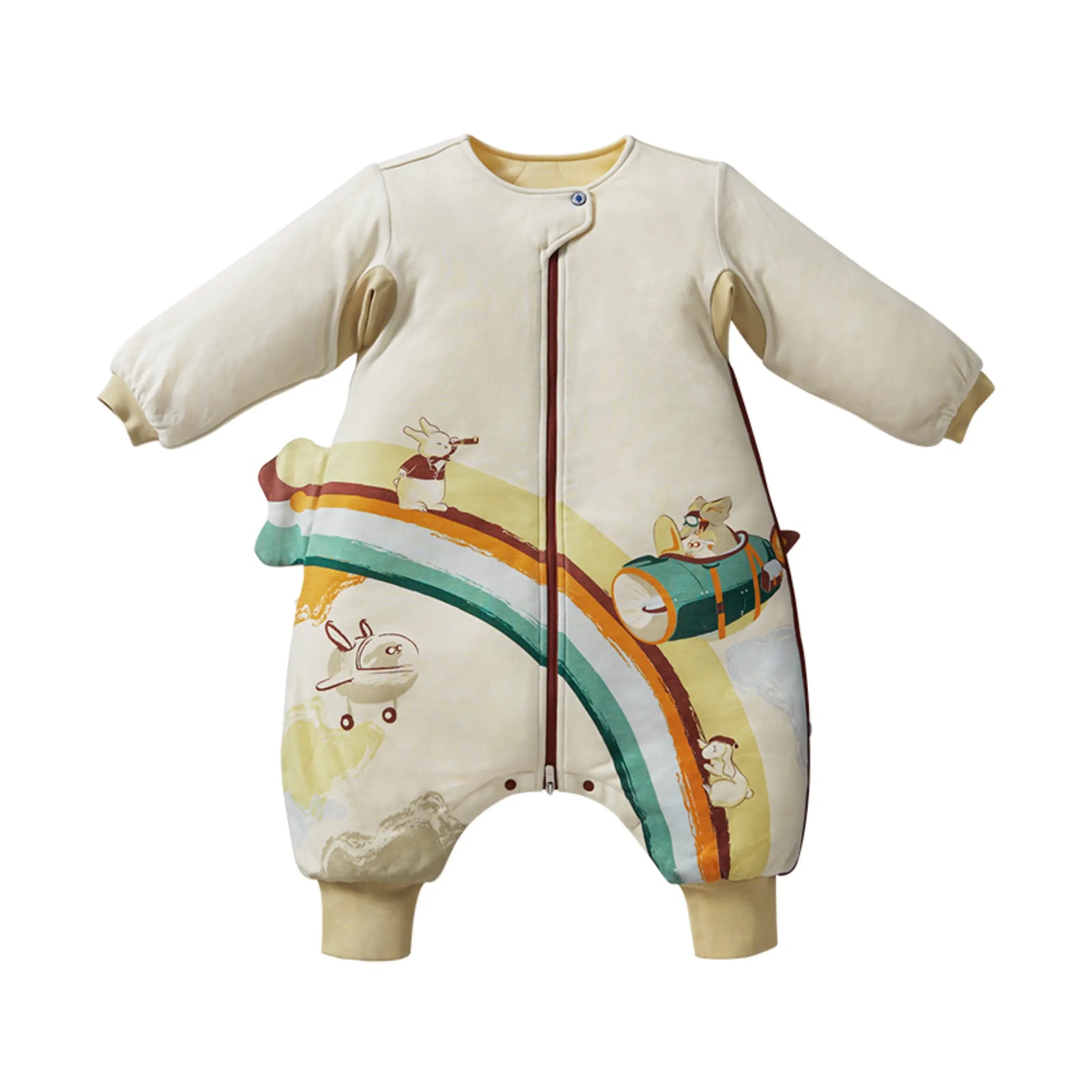 Temperature Regulating Cotton Long-Sleeve Sleep Bag, 1.5 TOG Bc Babycare