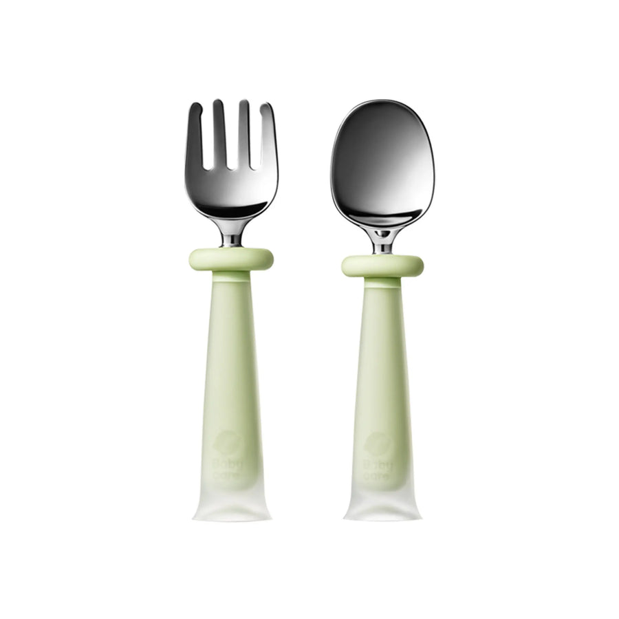 Stainless Steel Spoon & Fork Set 2pcs Bc Babycare