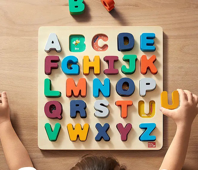 Wooden Puzzle - Letters Bc Babycare